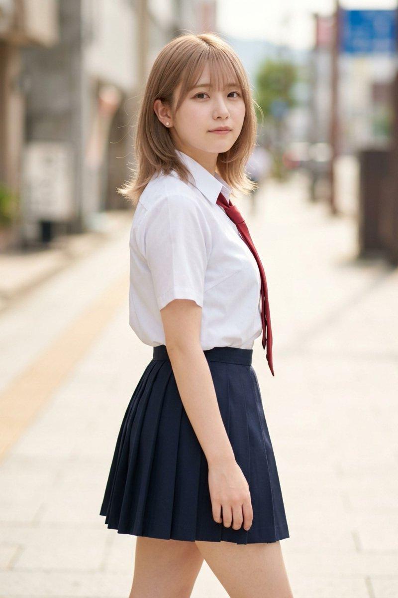 校服街拍（面部遮挡）