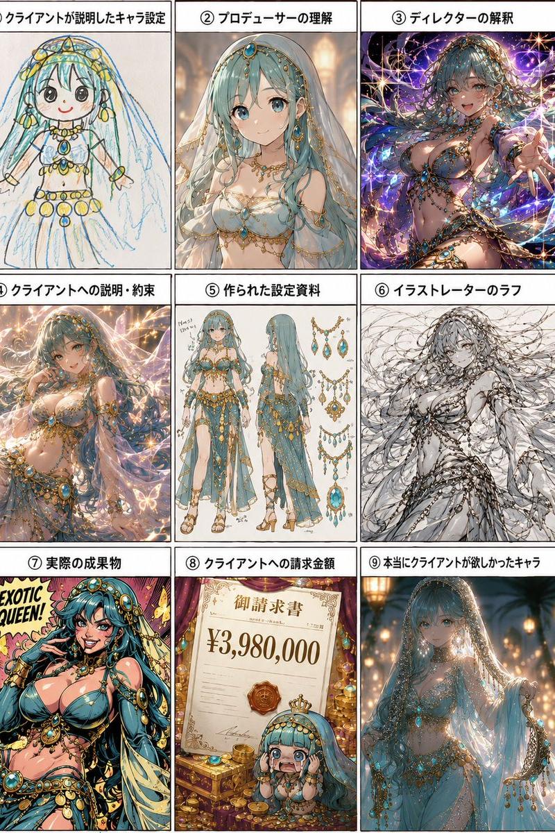 九宫格角色制作梗图