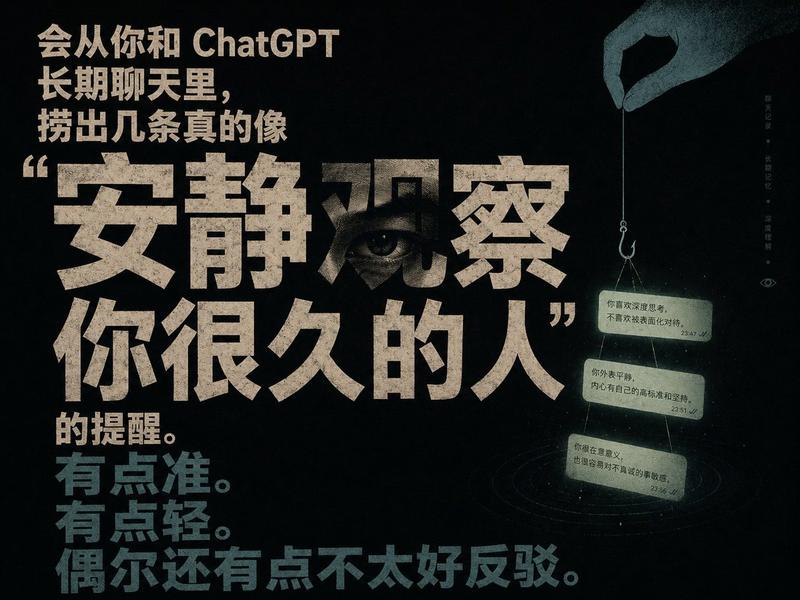 Quiet Observer ChatGPT Memory Poster
