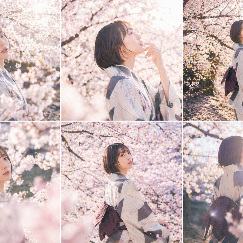 樱花和服人像拼图