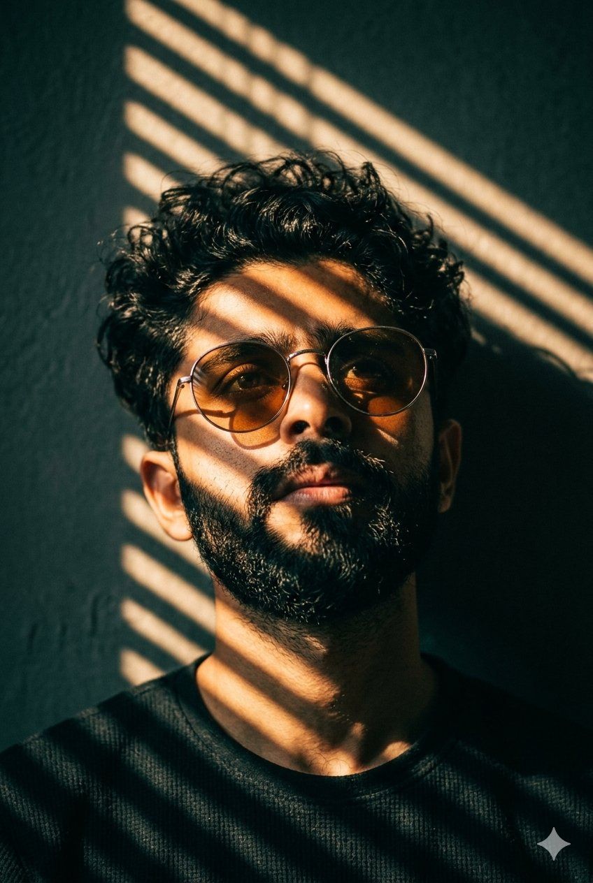 Cinematic Chiaroscuro Film Portrait
