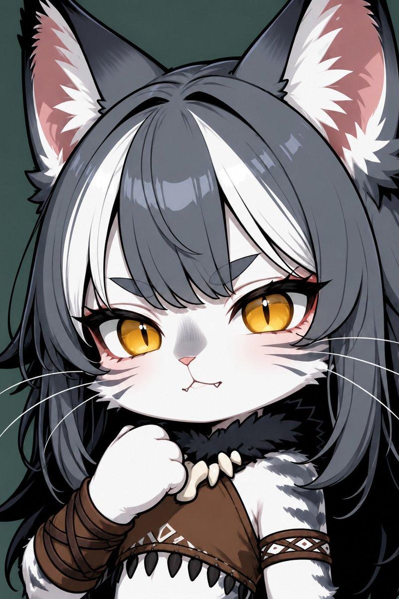 Q 版猫娘特写