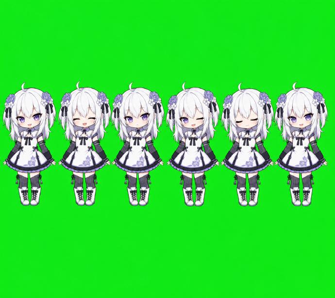 Q 版桌面宠物 Sprite Sheet