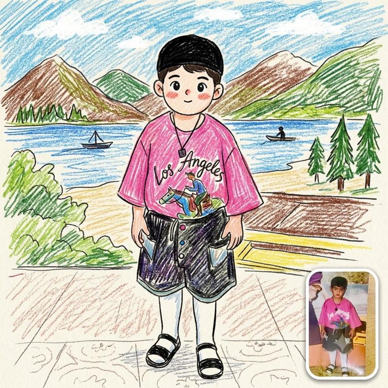 照片转蜡笔画