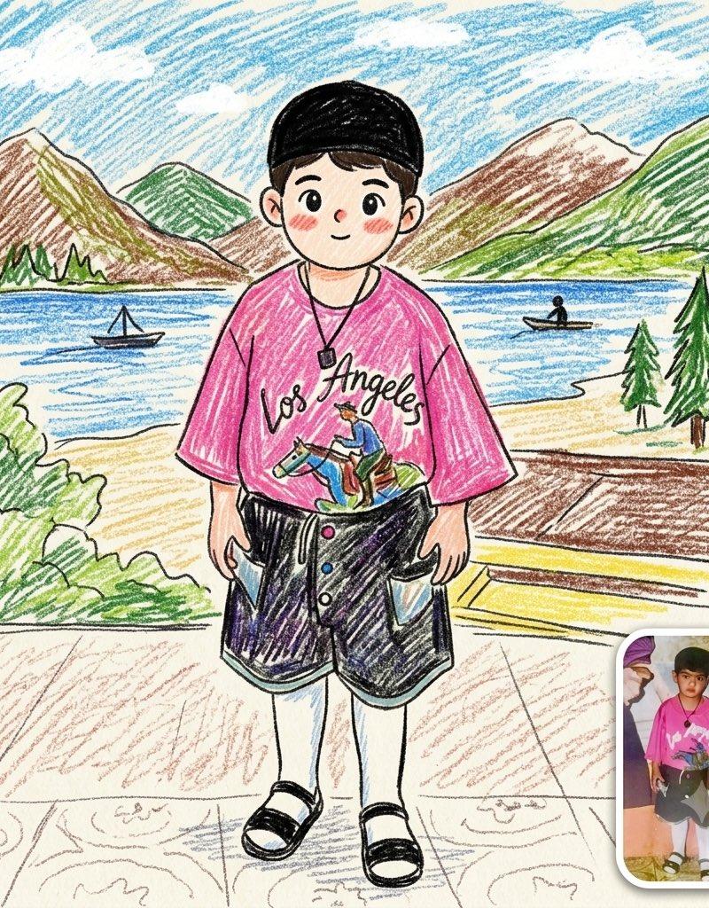照片转蜡笔画