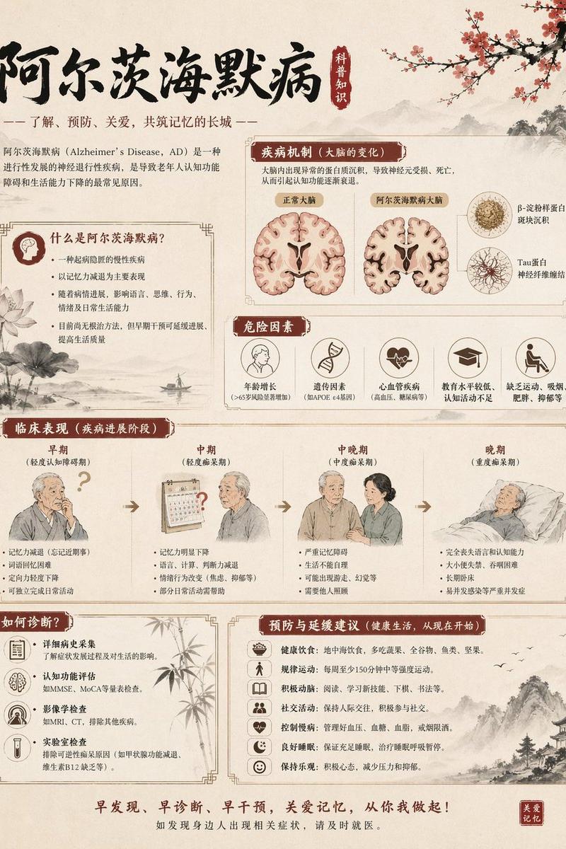 中文版阿尔茨海默病科普信息图