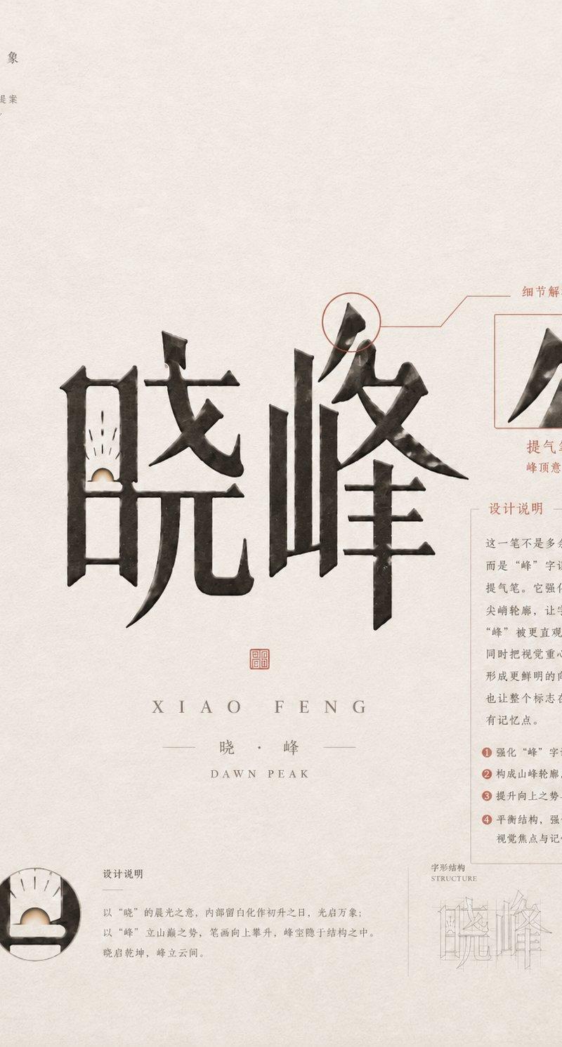 中式书法品牌形象海报
