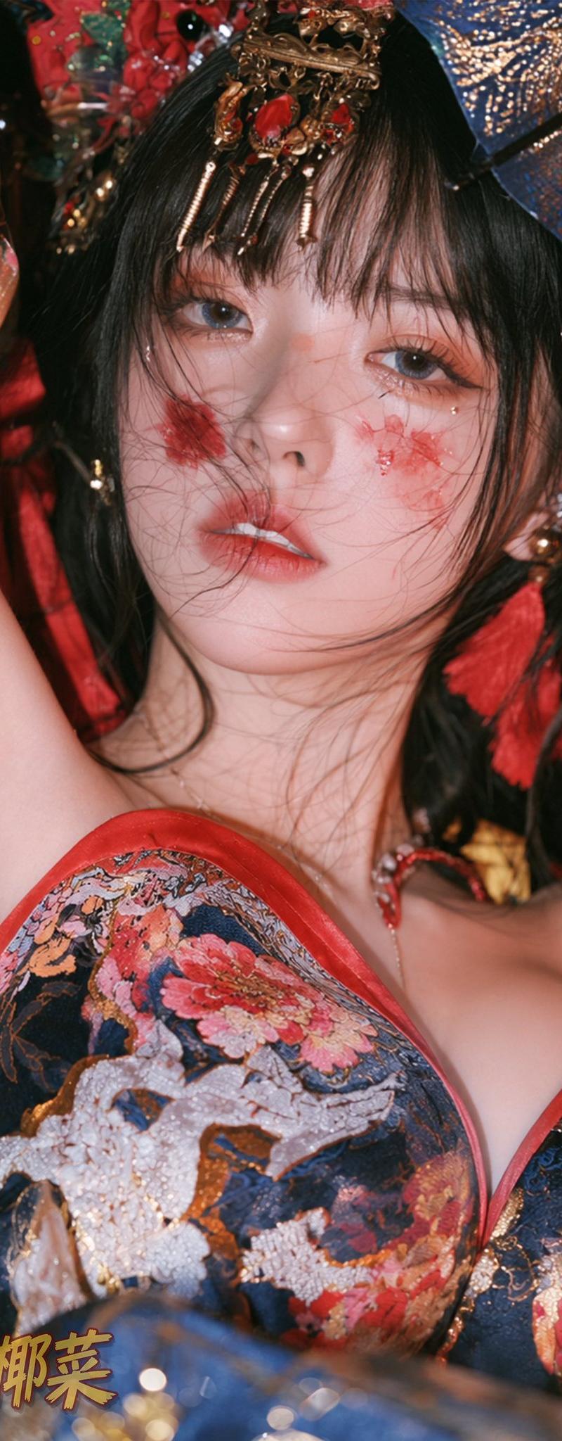 华丽中国风节日肖像
