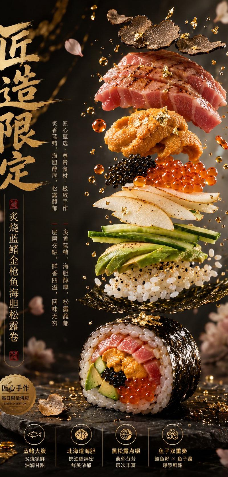 高端中式美食海报