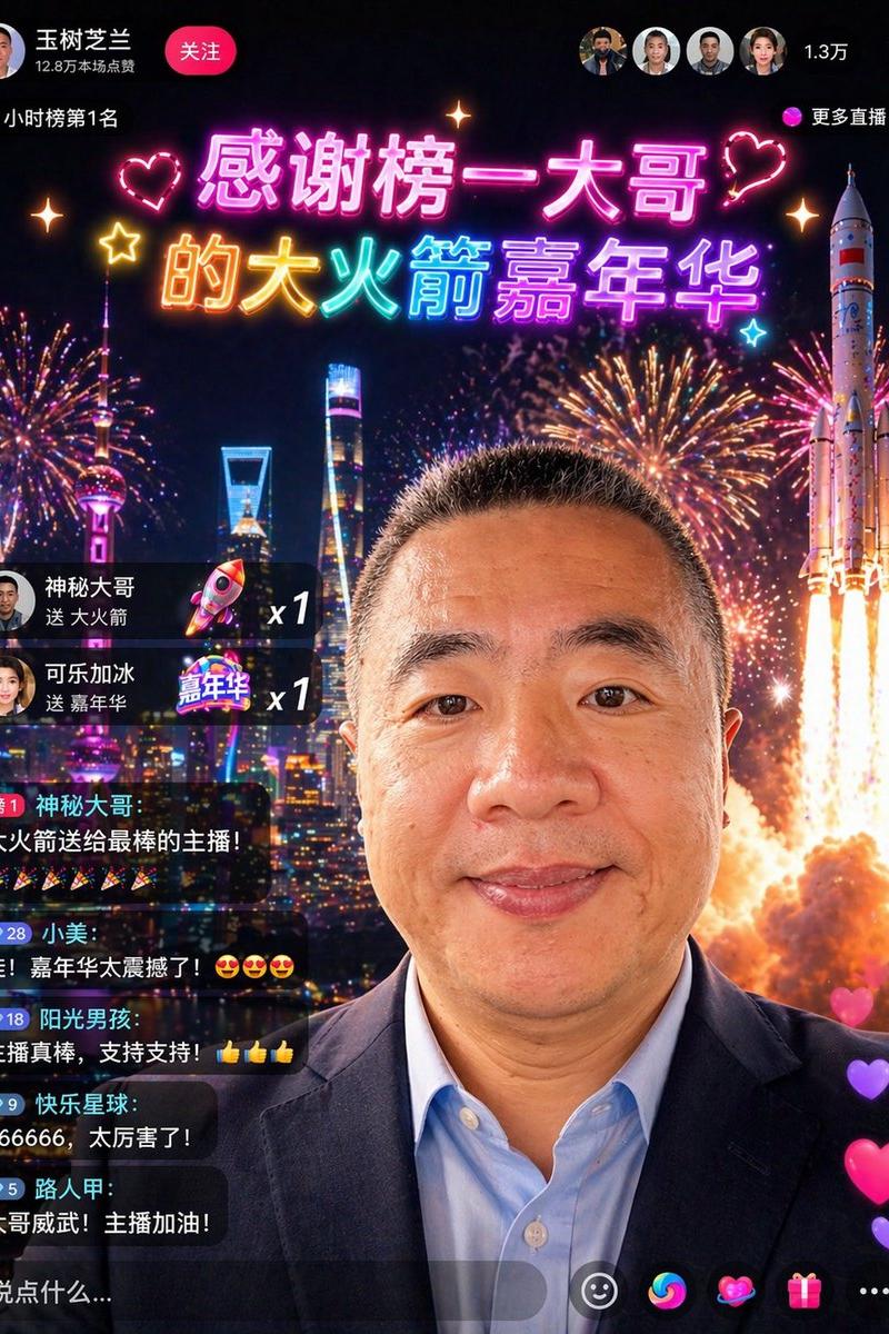 中文直播间火箭嘉年华效果图