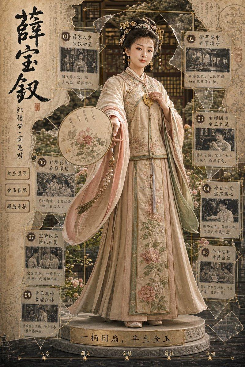 中国古代贵族女性海报