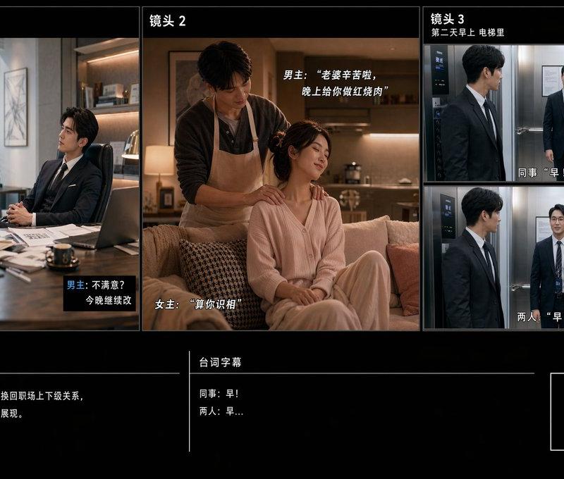 中文短剧分镜表