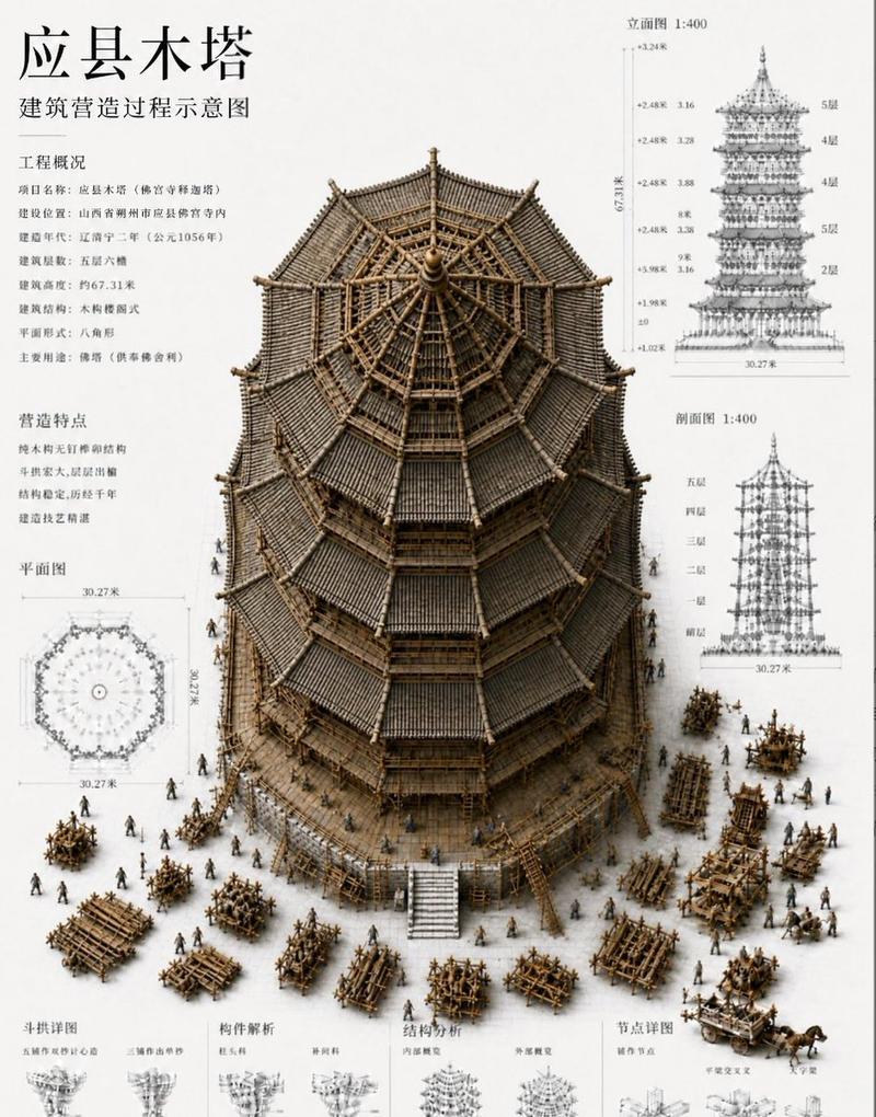 中国木塔营造项目