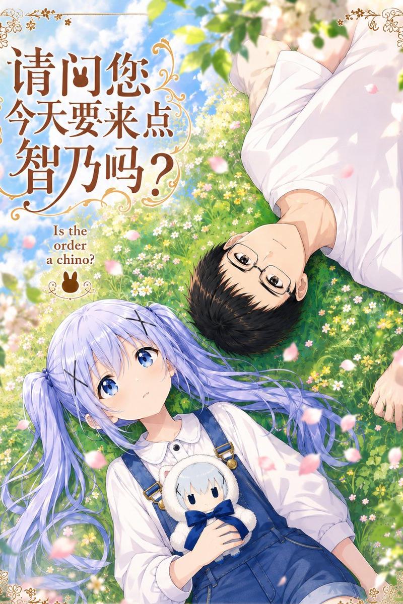 浪漫智乃动漫草地封面