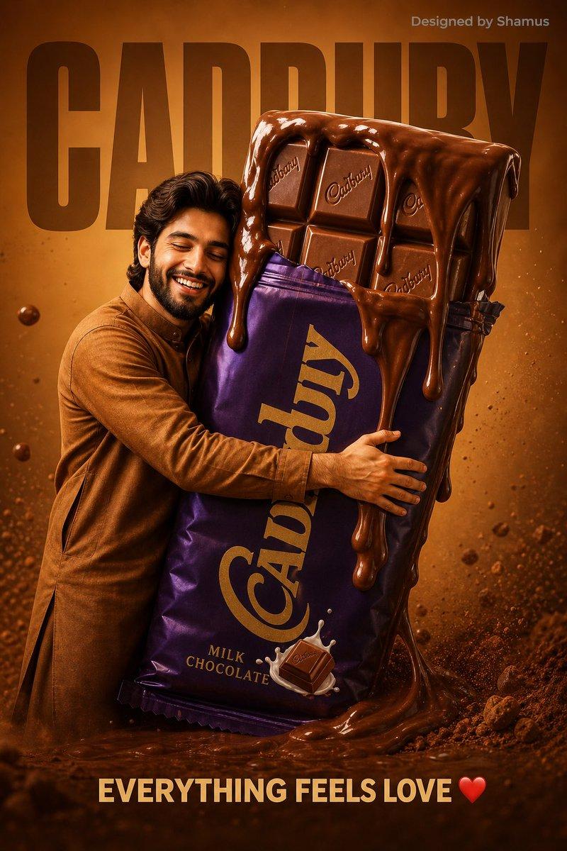 Chocolate Brand Advertisement Poster