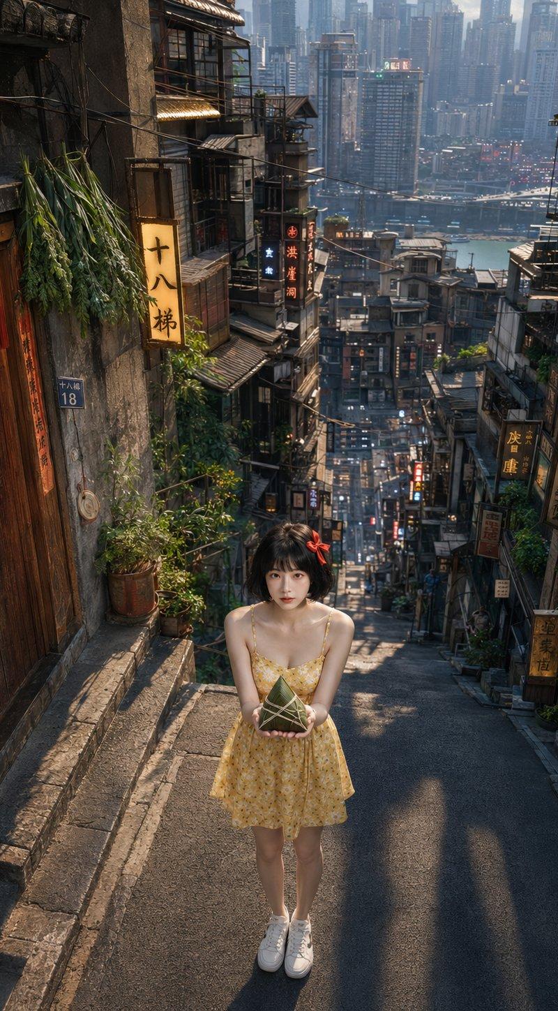 端午节重庆街头人像