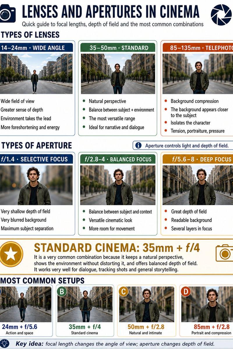 Cinema Lens Infographic Guide