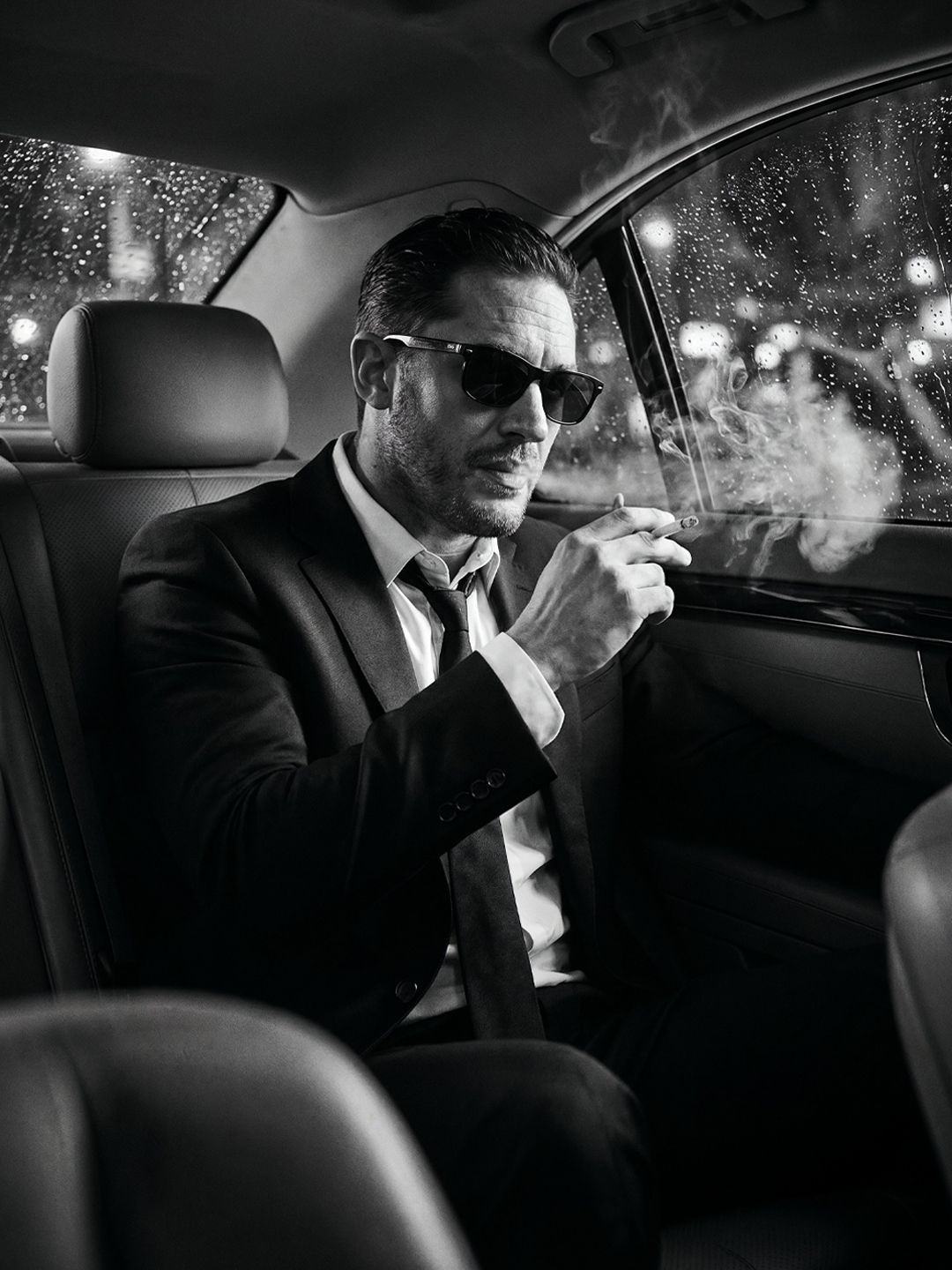 Cinematic Noir Luxury Car Portrait