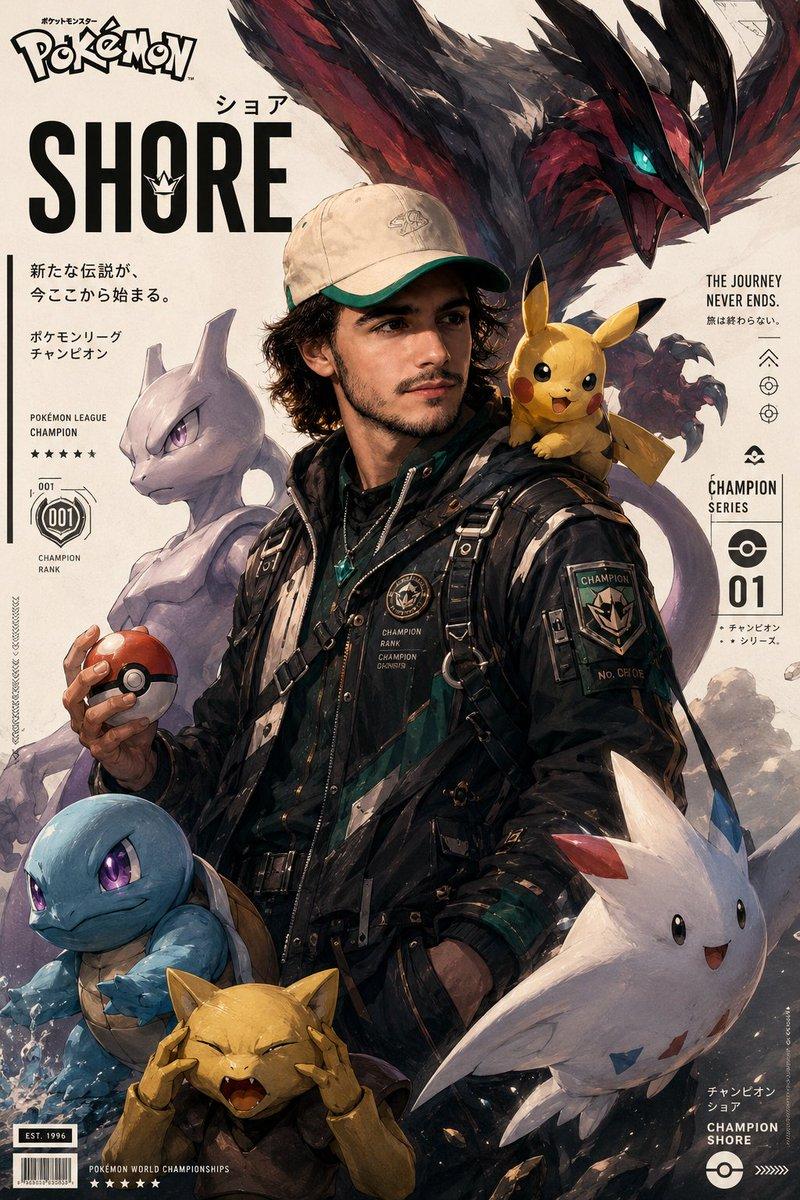 电影感 Pokémon 训练师海报