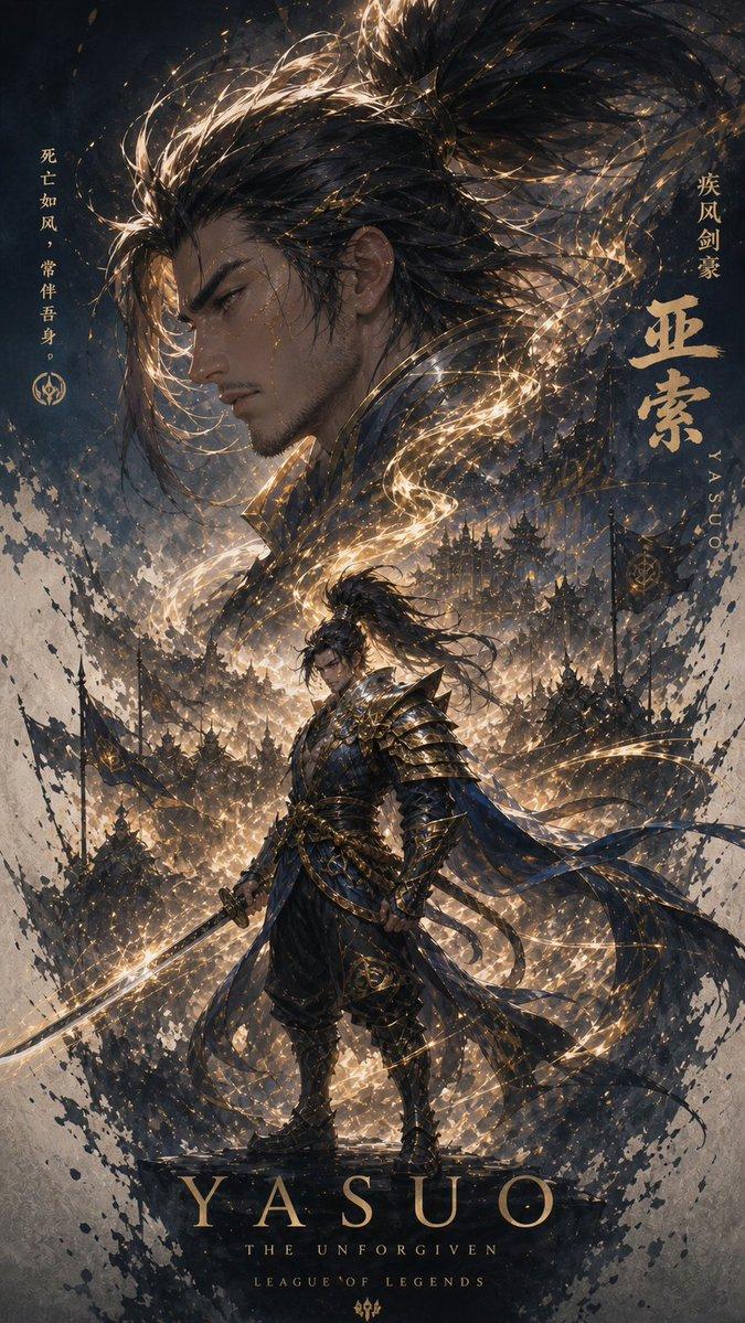 史诗级亚索奇幻海报