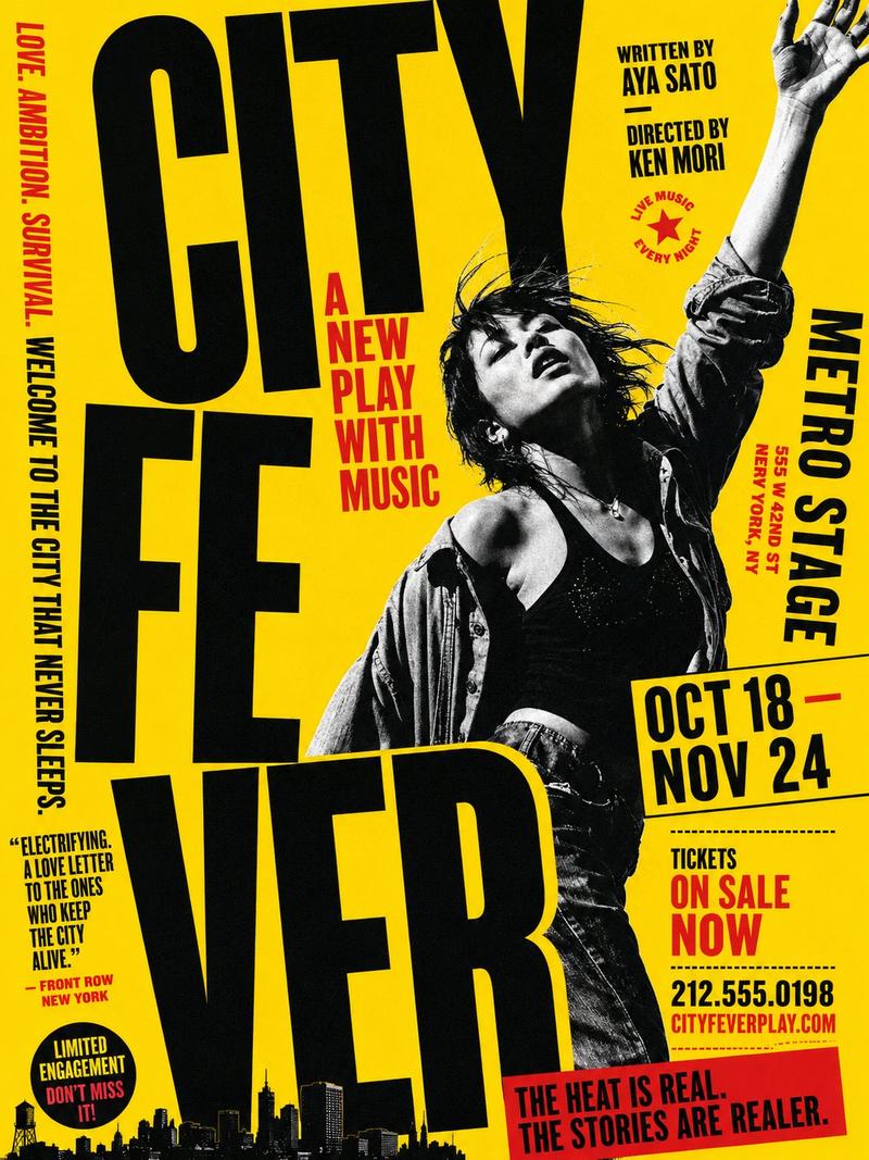 Gritty City Fever 剧院海报