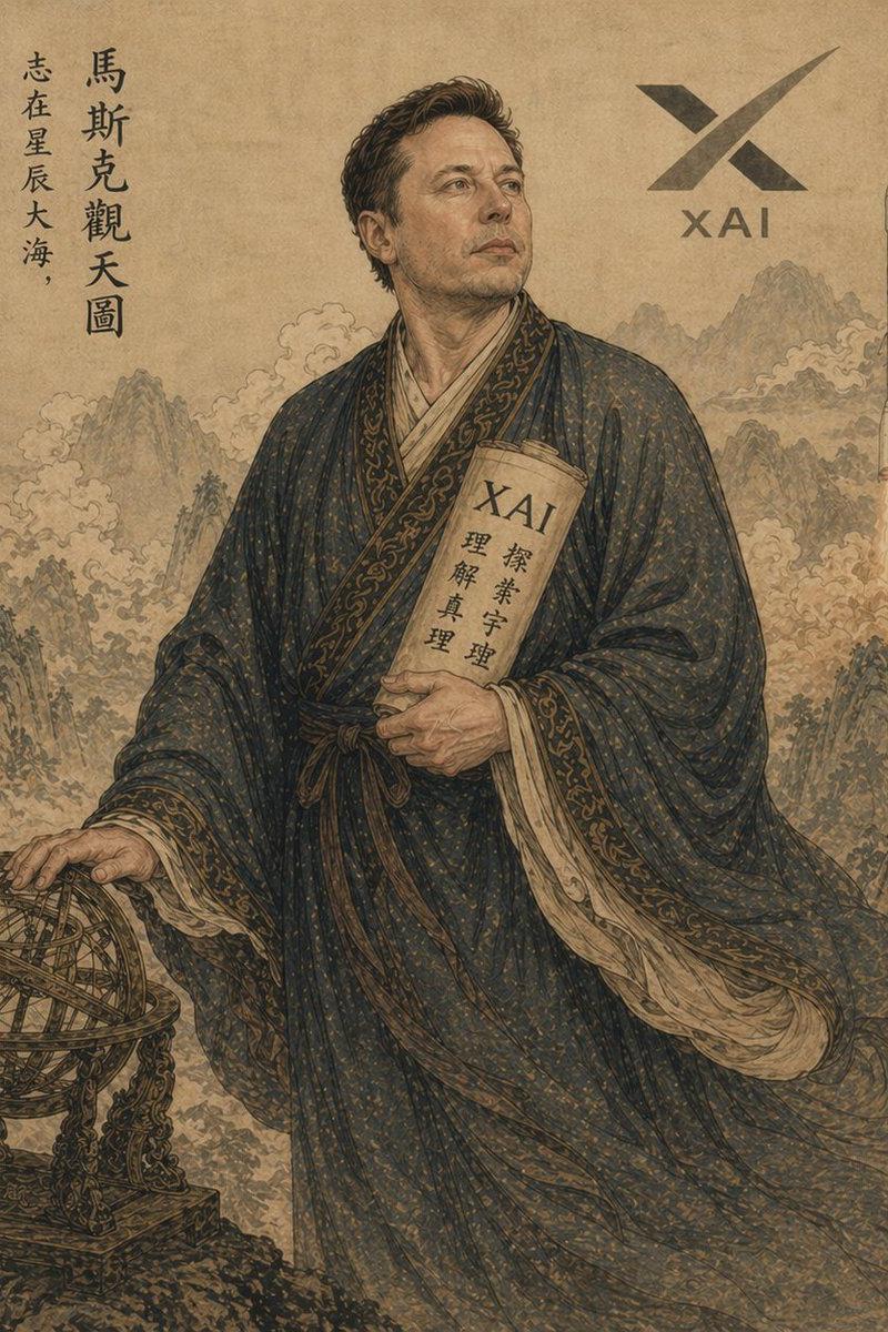 融合 XAI 主题的中国古代学者