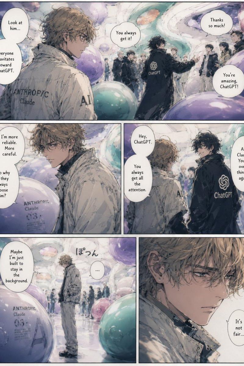 Jealous Claude 漫画页面