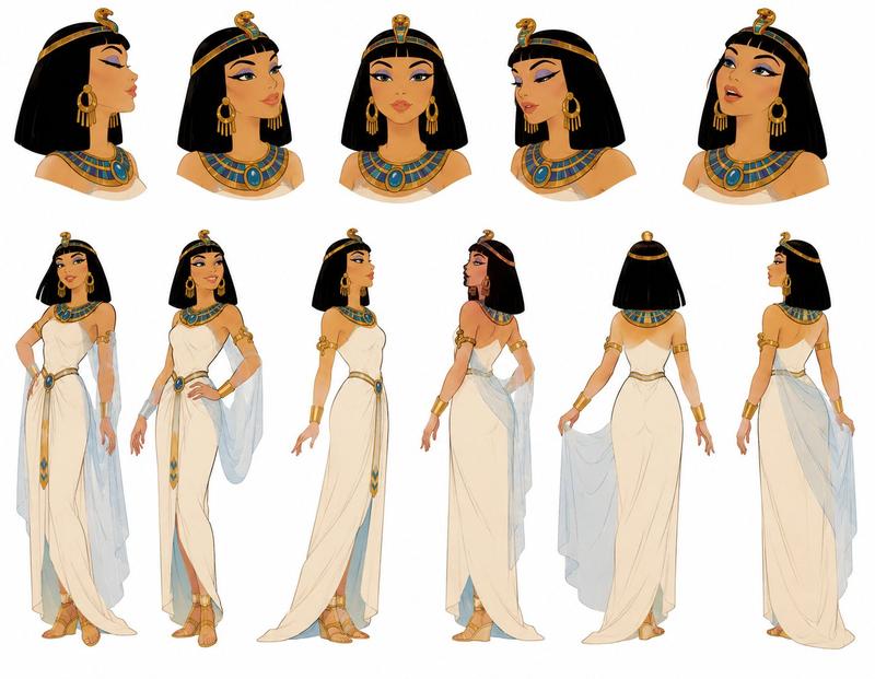 Cleopatra 1990 年代动画角色设定集