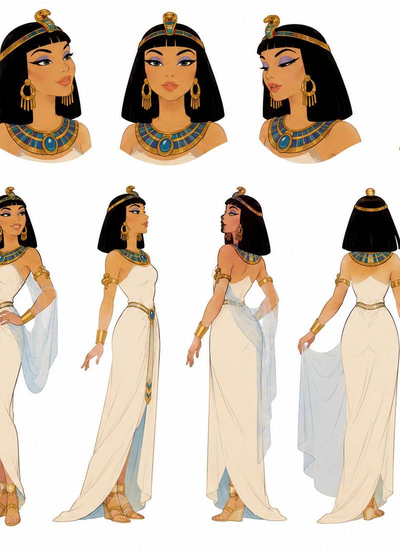 Cleopatra 1990 年代动画角色设定集