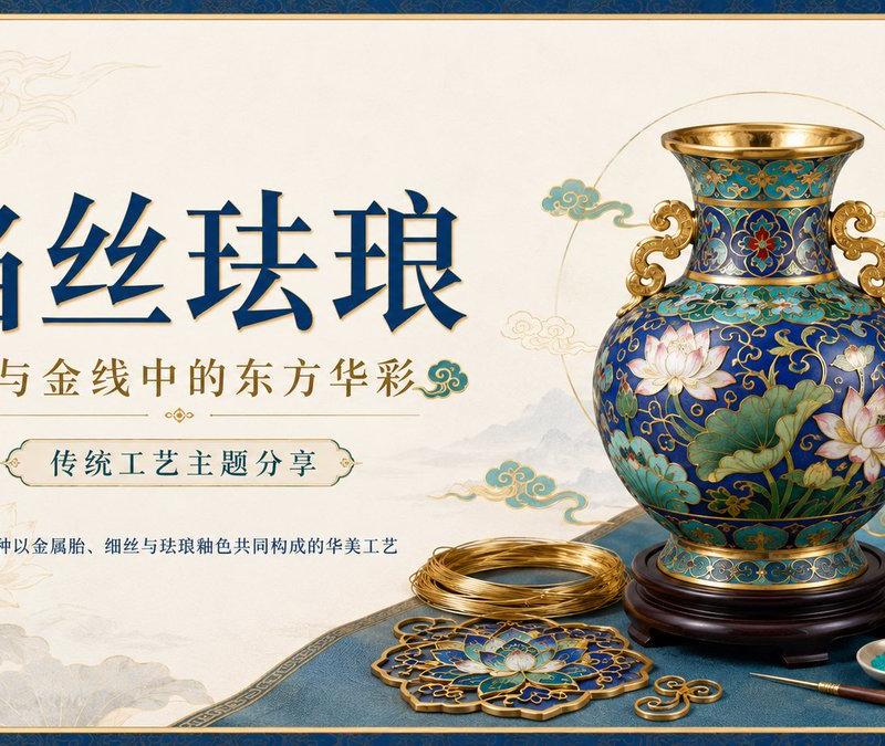 景泰蓝工艺 PPT 封面