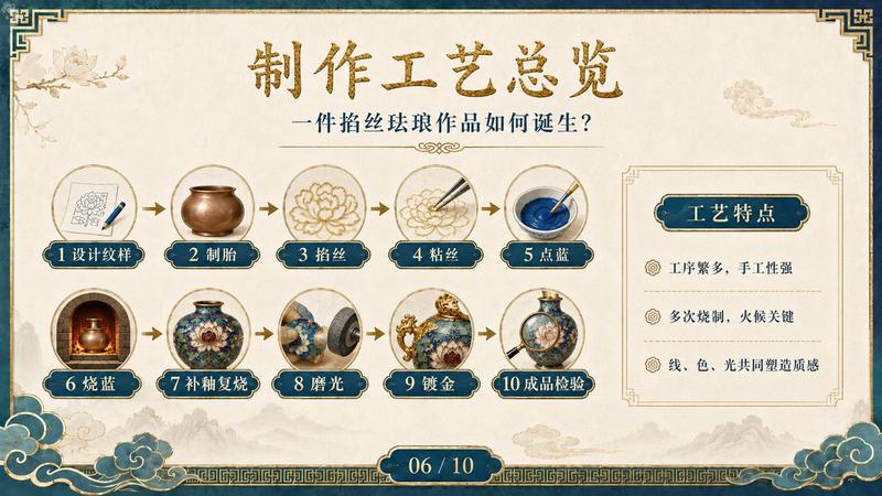 景泰蓝制作工艺 Slides