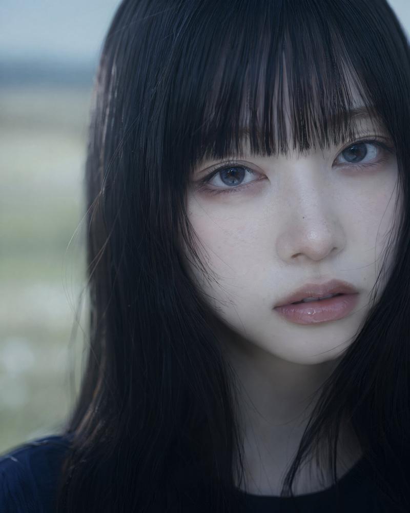 电影感亚洲女性肖像