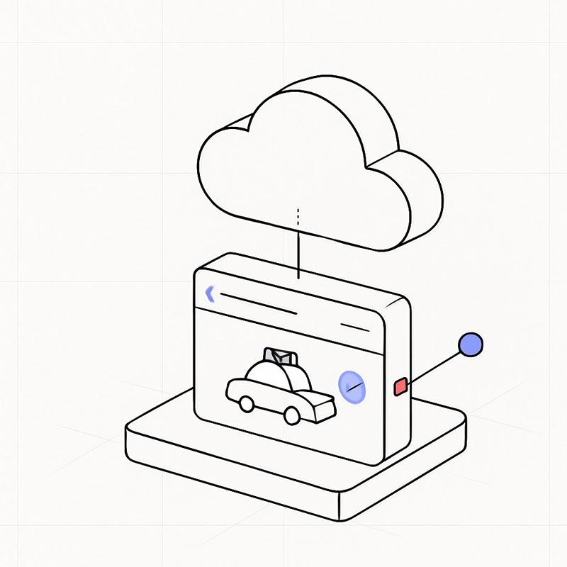 等轴测云物流 UI 图标