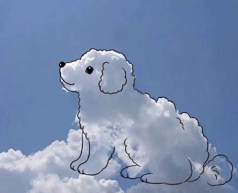 云朵形状涂鸦生成