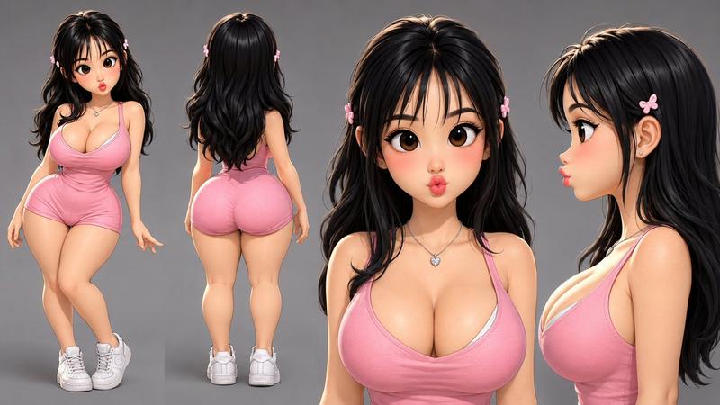 一致的角色参考图