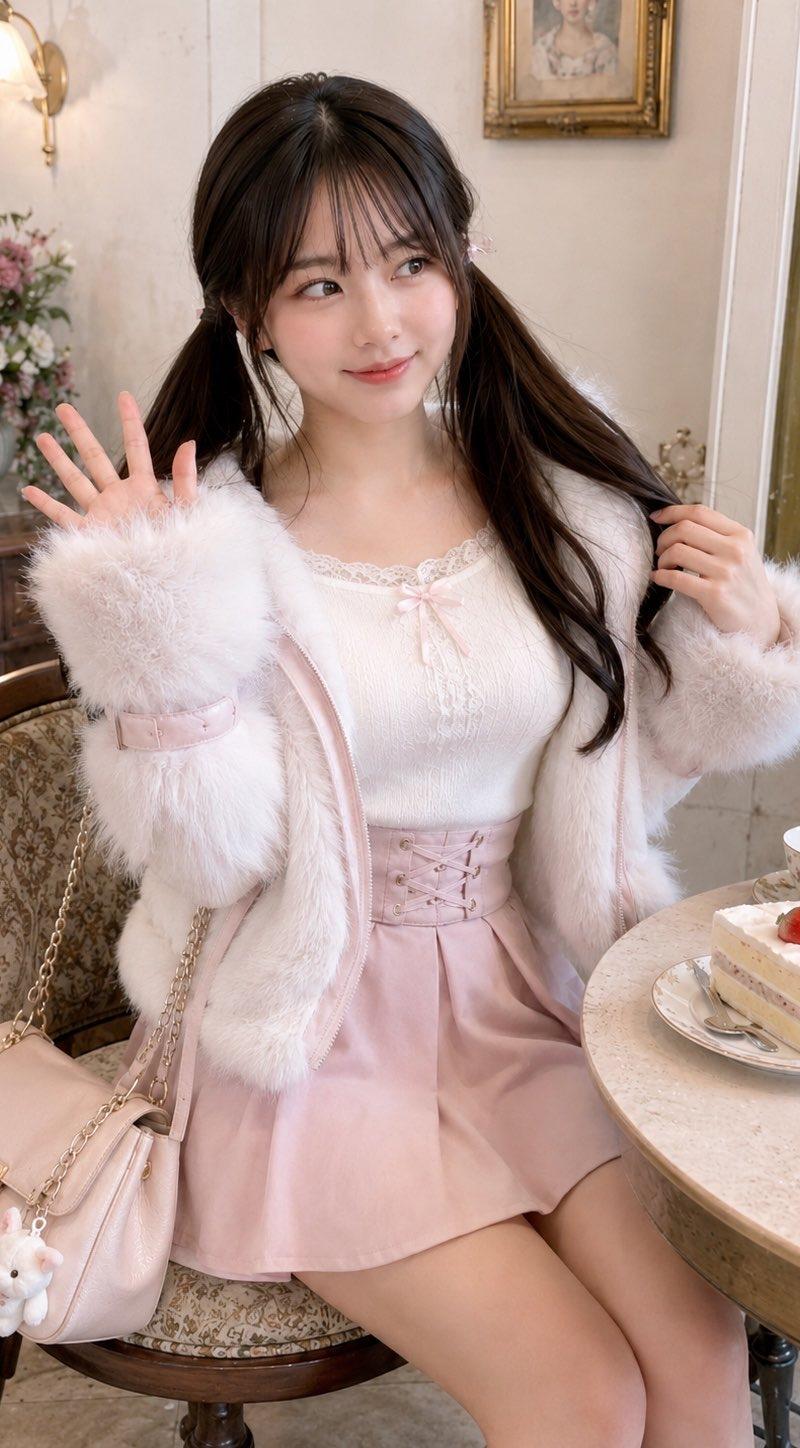 Coquette 风格茶室肖像