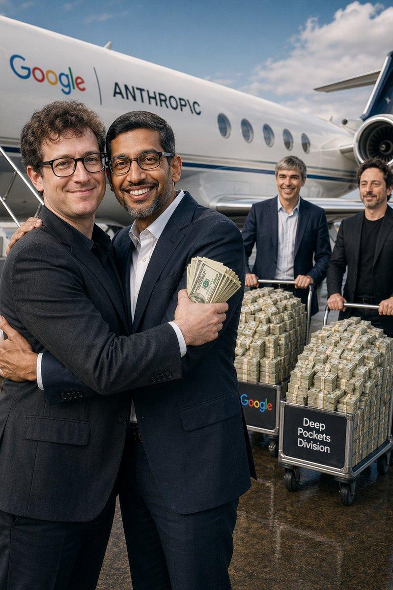 讽刺科技圈金钱喷气机照片