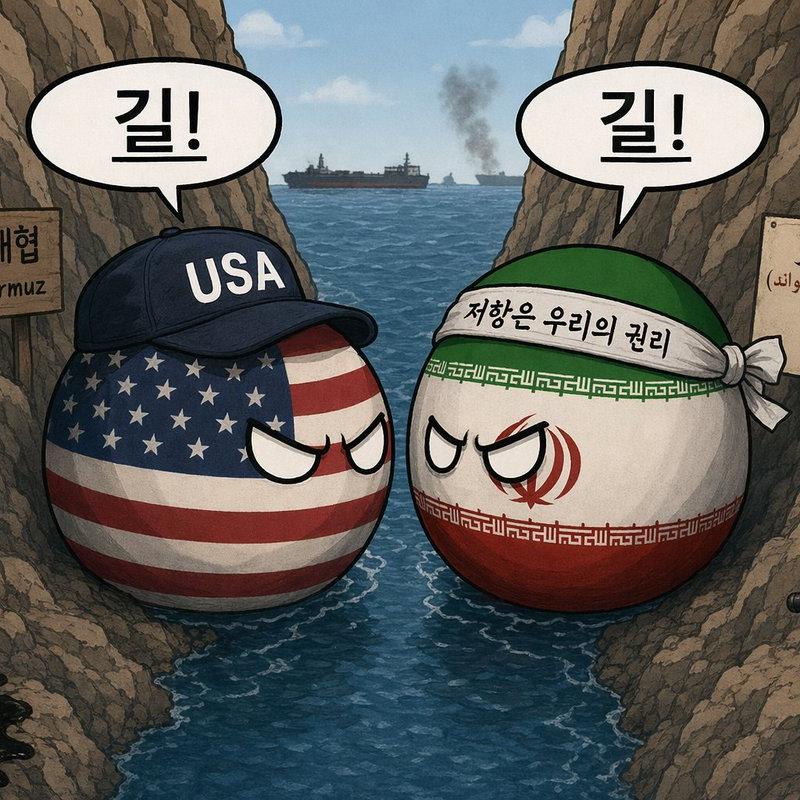 Countryball 霍尔木兹海峡对峙