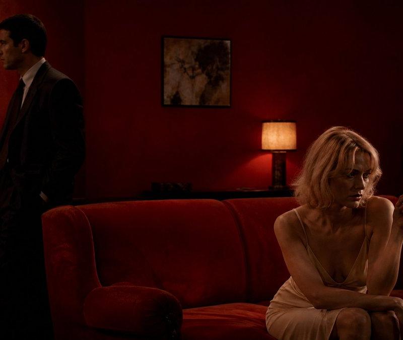 Crimson Noir Lounge Scene