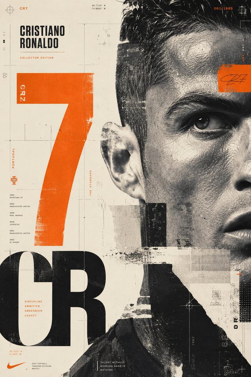 Cristiano Ronaldo 收藏版海报