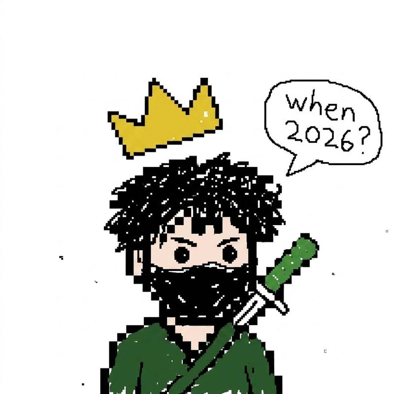 Crowned Pixel Ninja Meme