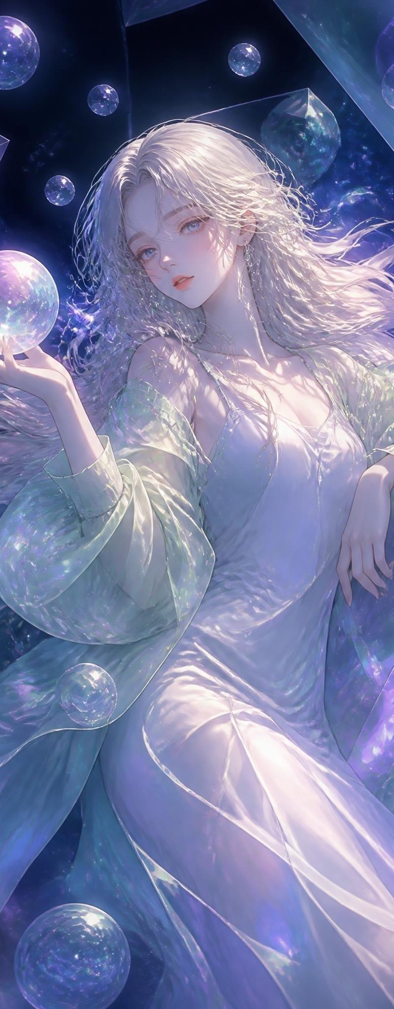 空灵水晶动漫女性