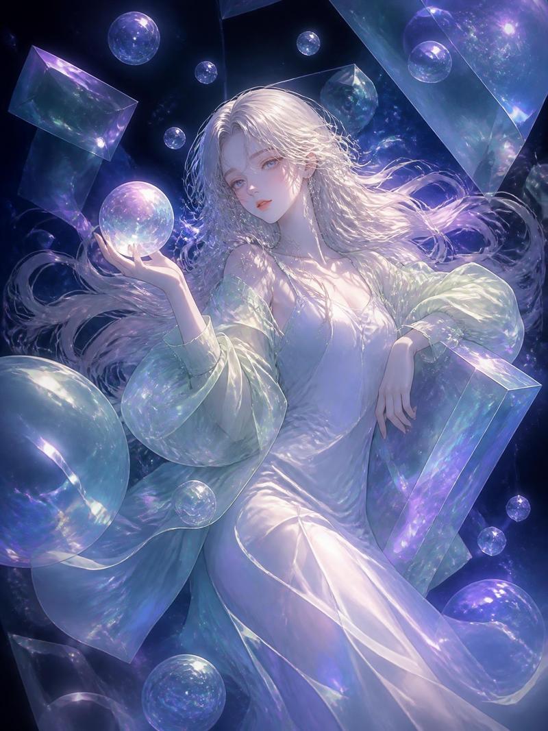 空灵水晶动漫女性