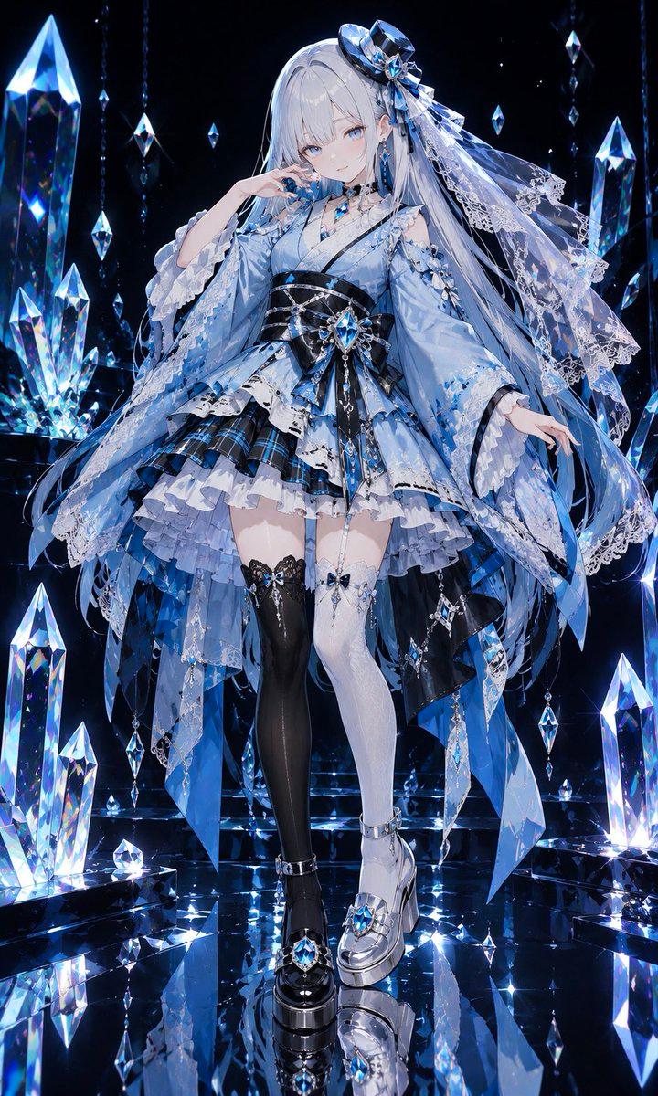 水晶哥特萝莉动漫服装