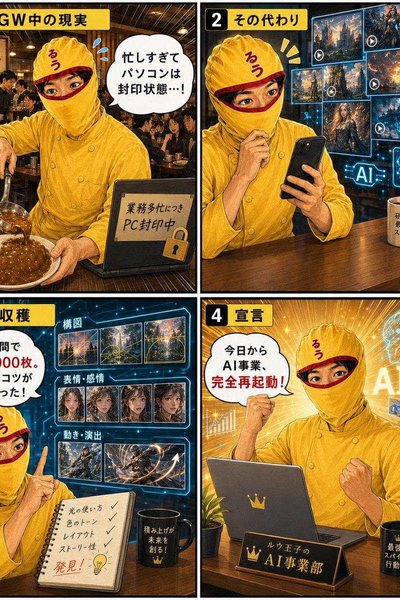 咖喱厨师 AI 重启漫画
