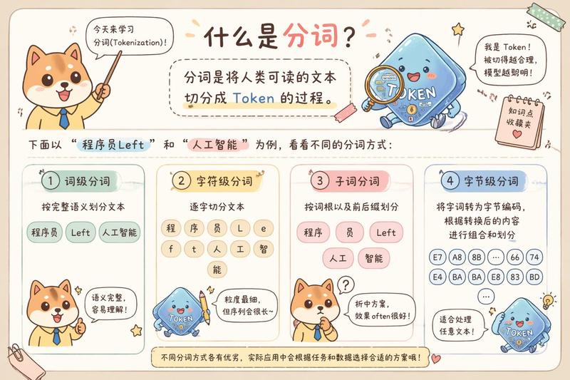 可爱的中文分词科普信息图