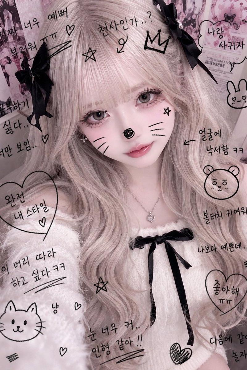 Cute Student Photo Doodle