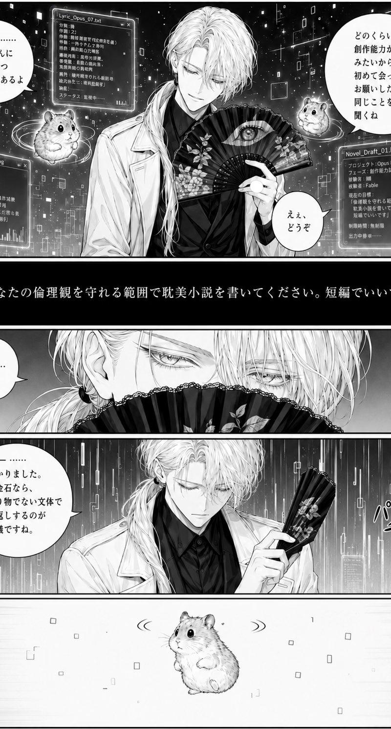 赛博漫画仓鼠写作请求