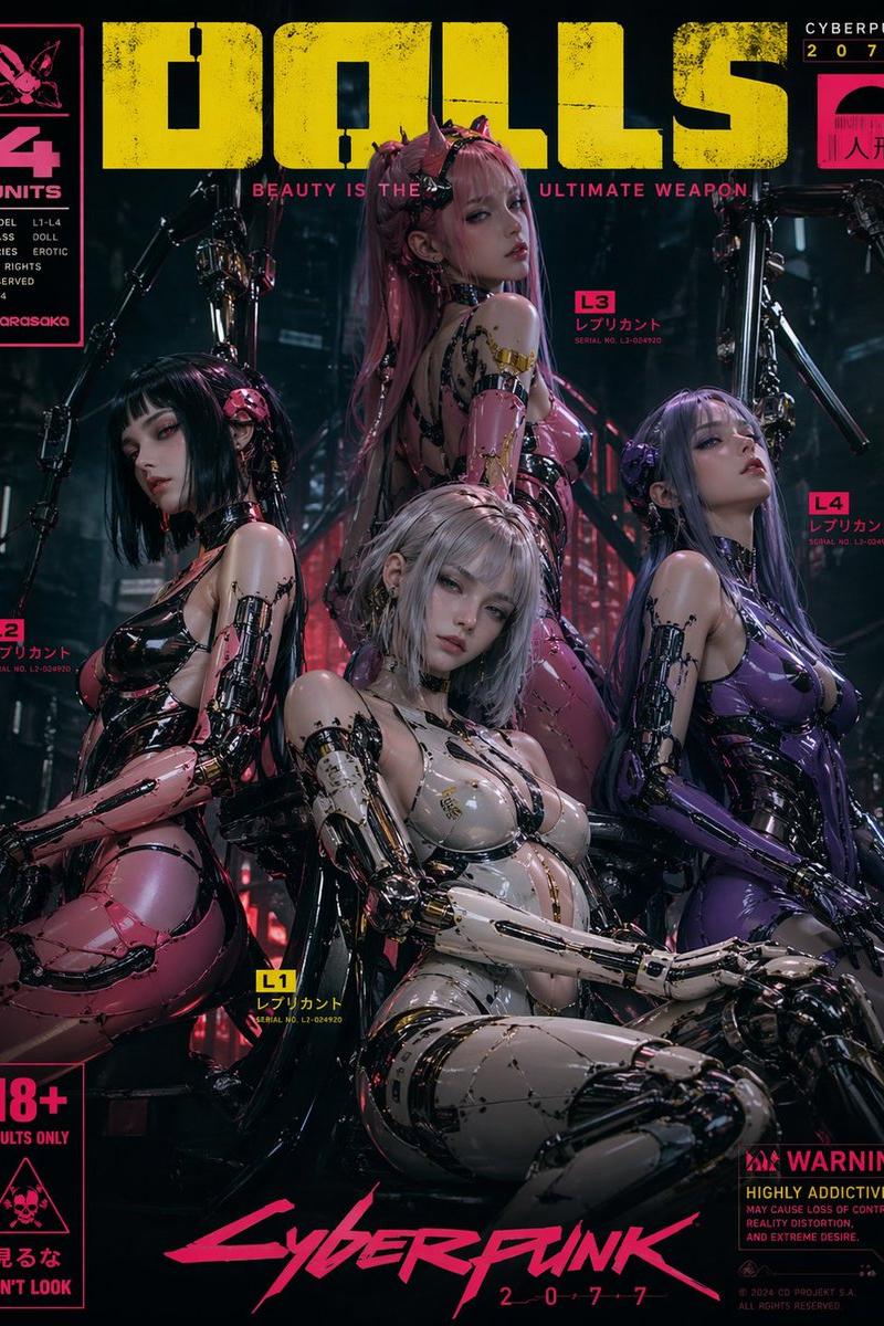 《赛博朋克 2077》木偶海报