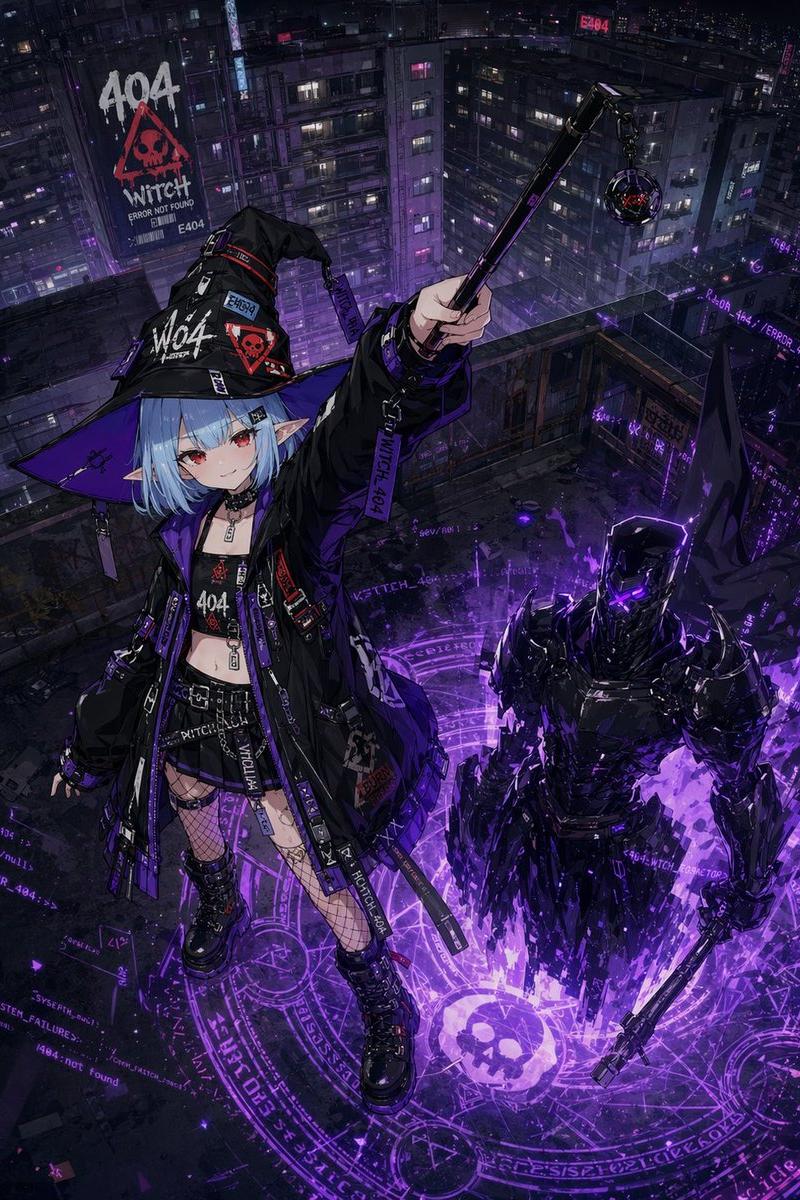 赛博朋克 404 女巫召唤